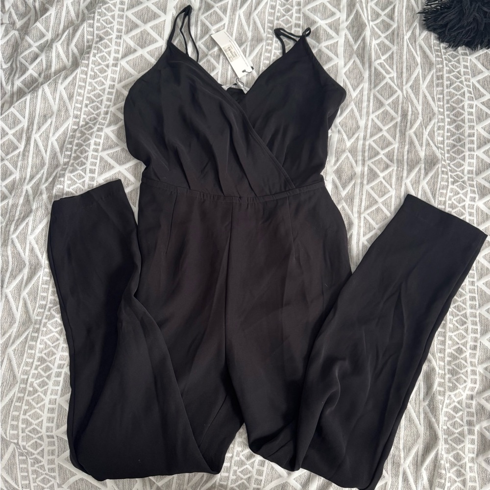 Cupcakes and Cashmere Elegant Black Jumpsuit